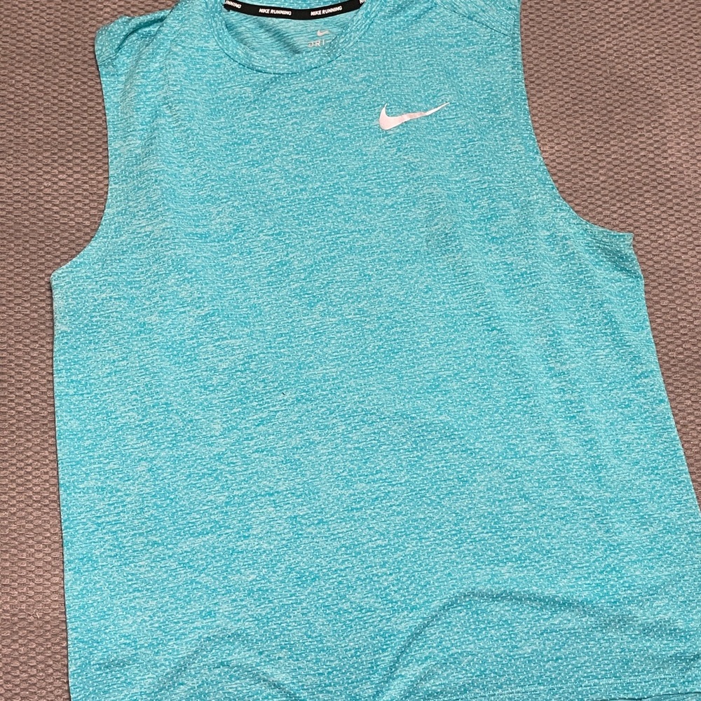 Blue Bike Tank Top